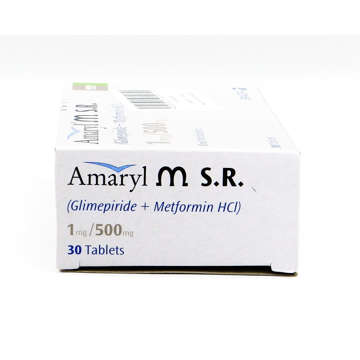 Picture of Amaryl M Sr 1/500mg Tab 10x3s